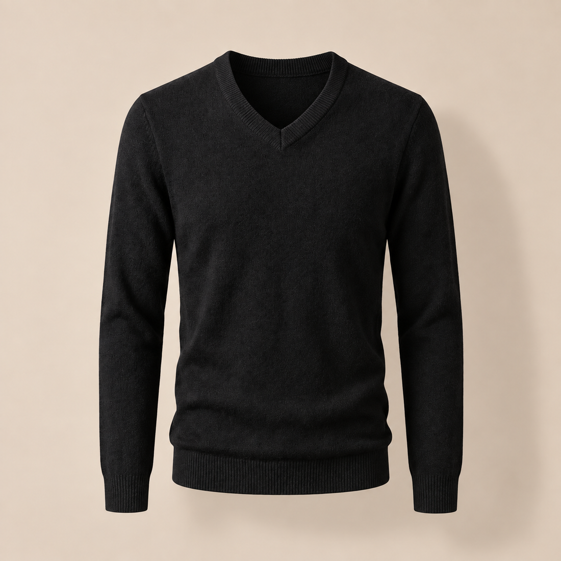 Codzienny sweter męski w serek