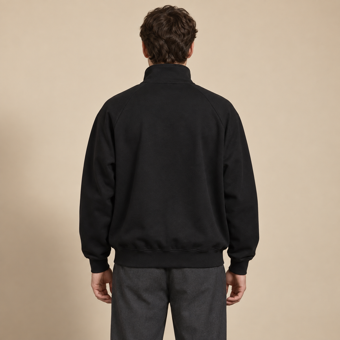 Bluza dresowa męska oversize rozpinana na zamek