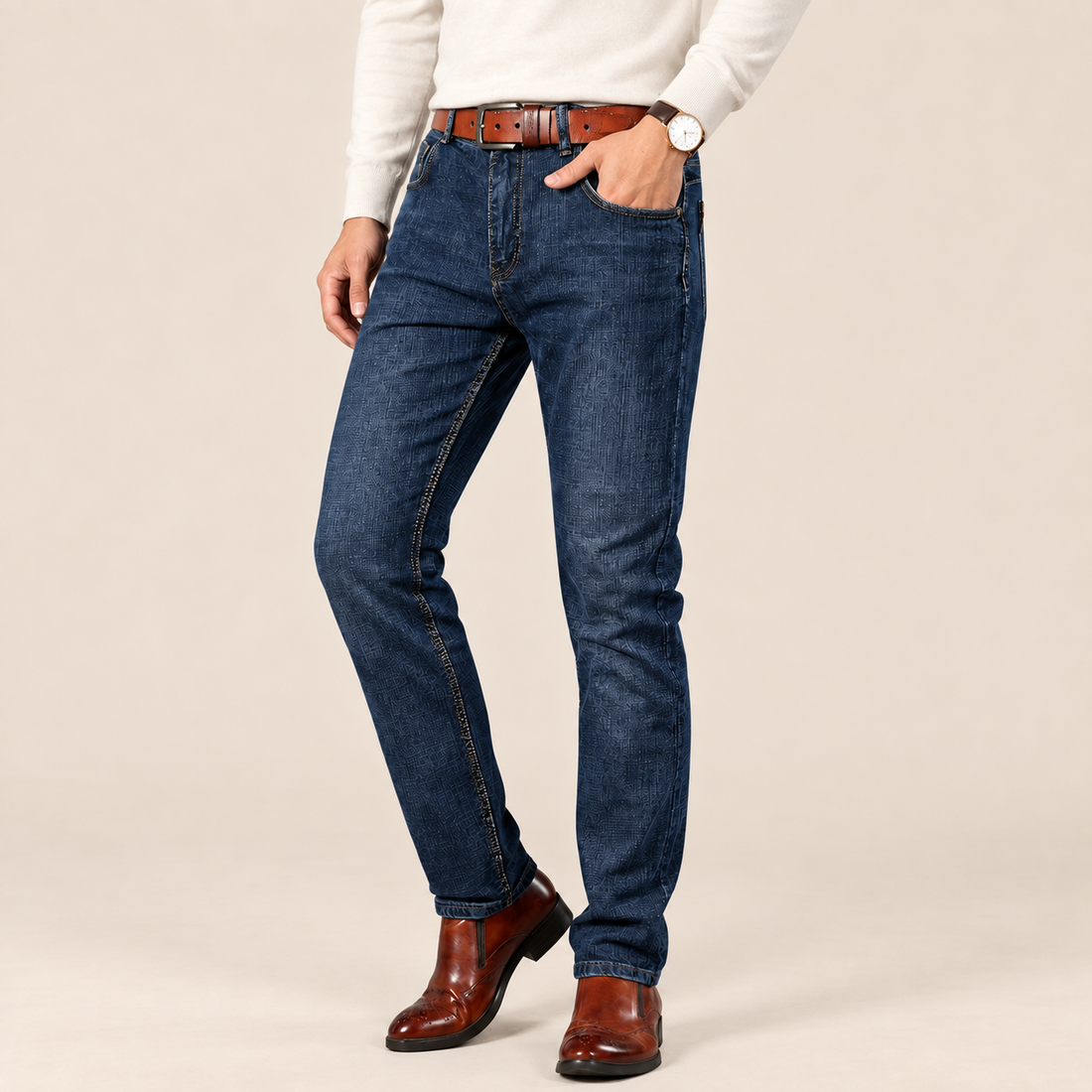 Jeansy męskie slim fit