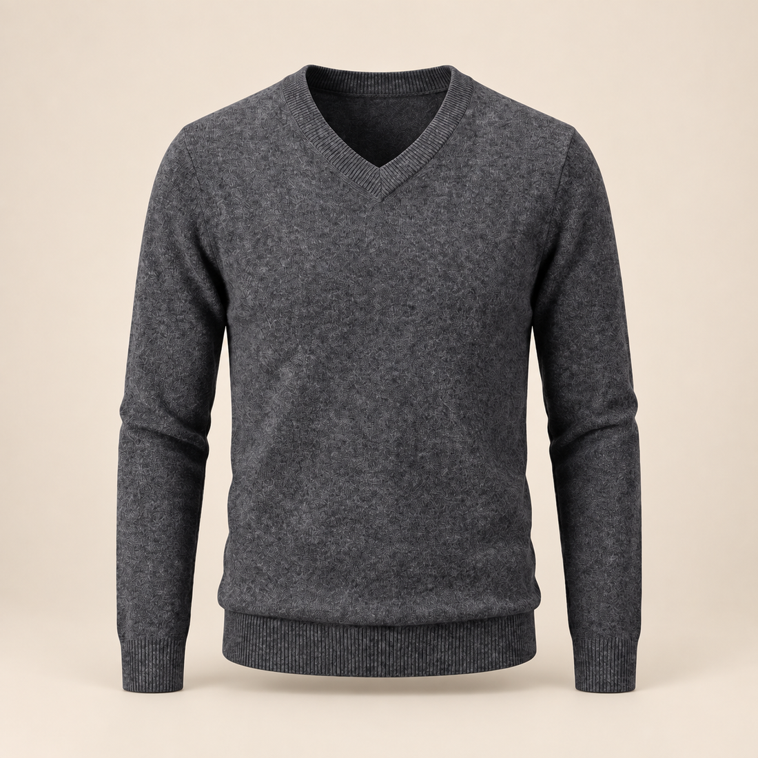Codzienny sweter męski w serek