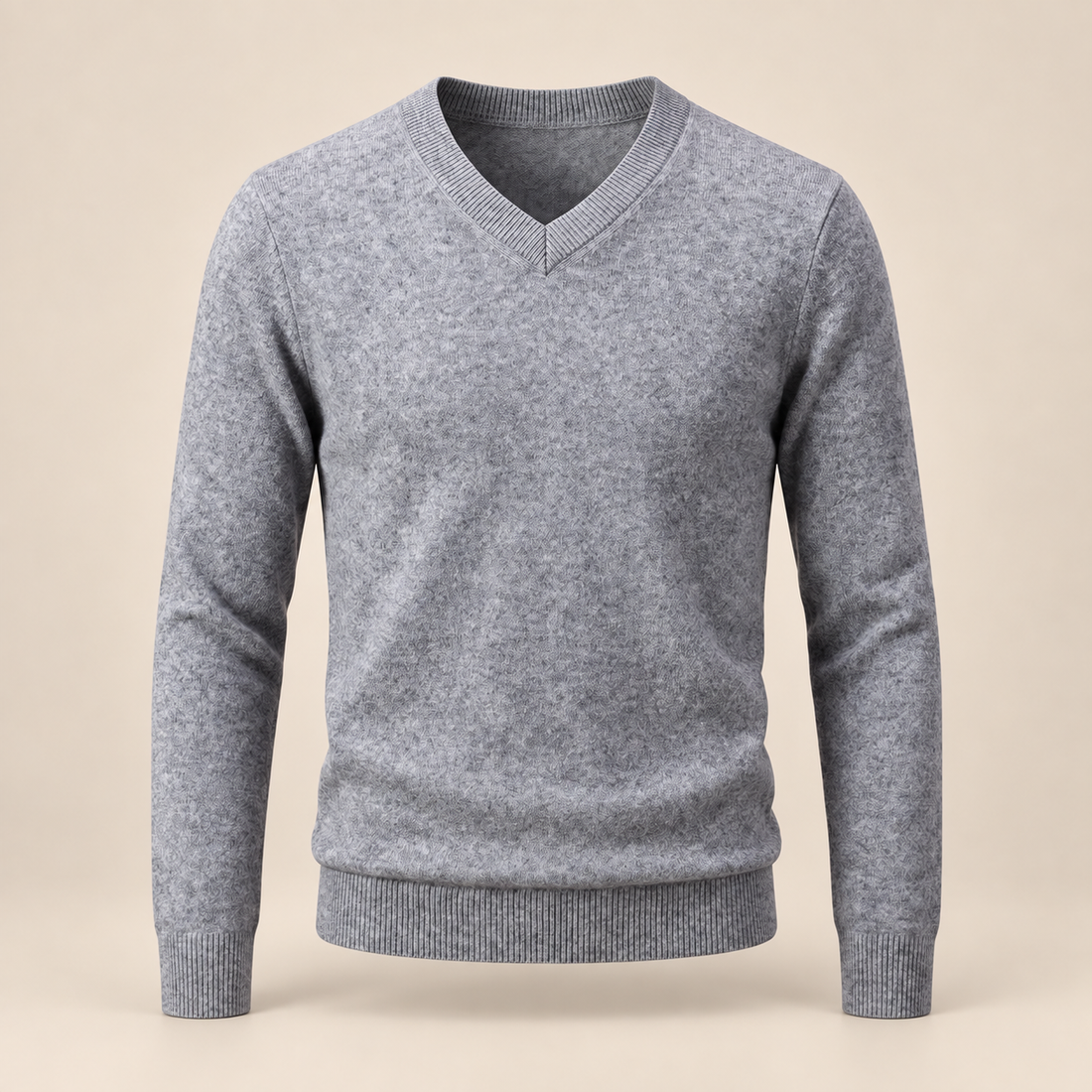 Codzienny sweter męski w serek