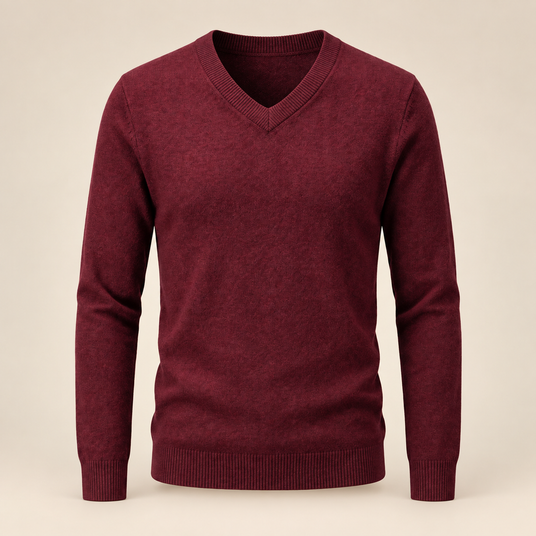 Codzienny sweter męski w serek