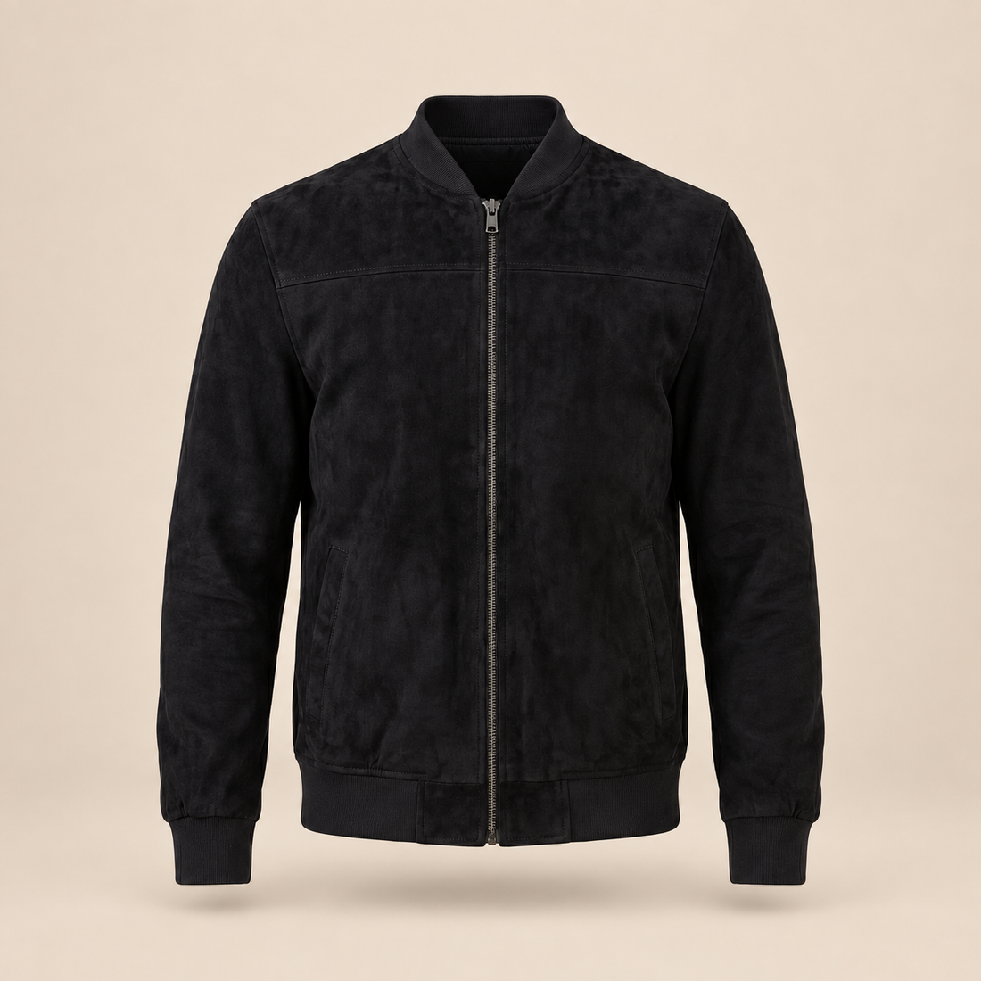 Aksamitna kurtka bomber męska casual