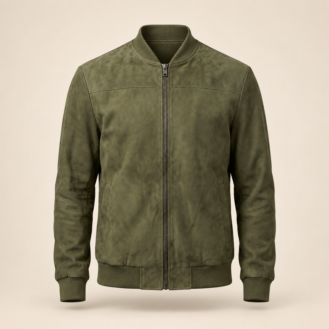 Aksamitna kurtka bomber męska casual