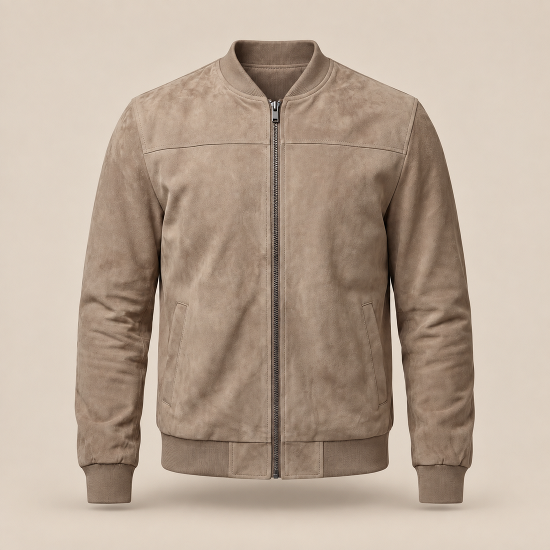 Aksamitna kurtka bomber męska casual