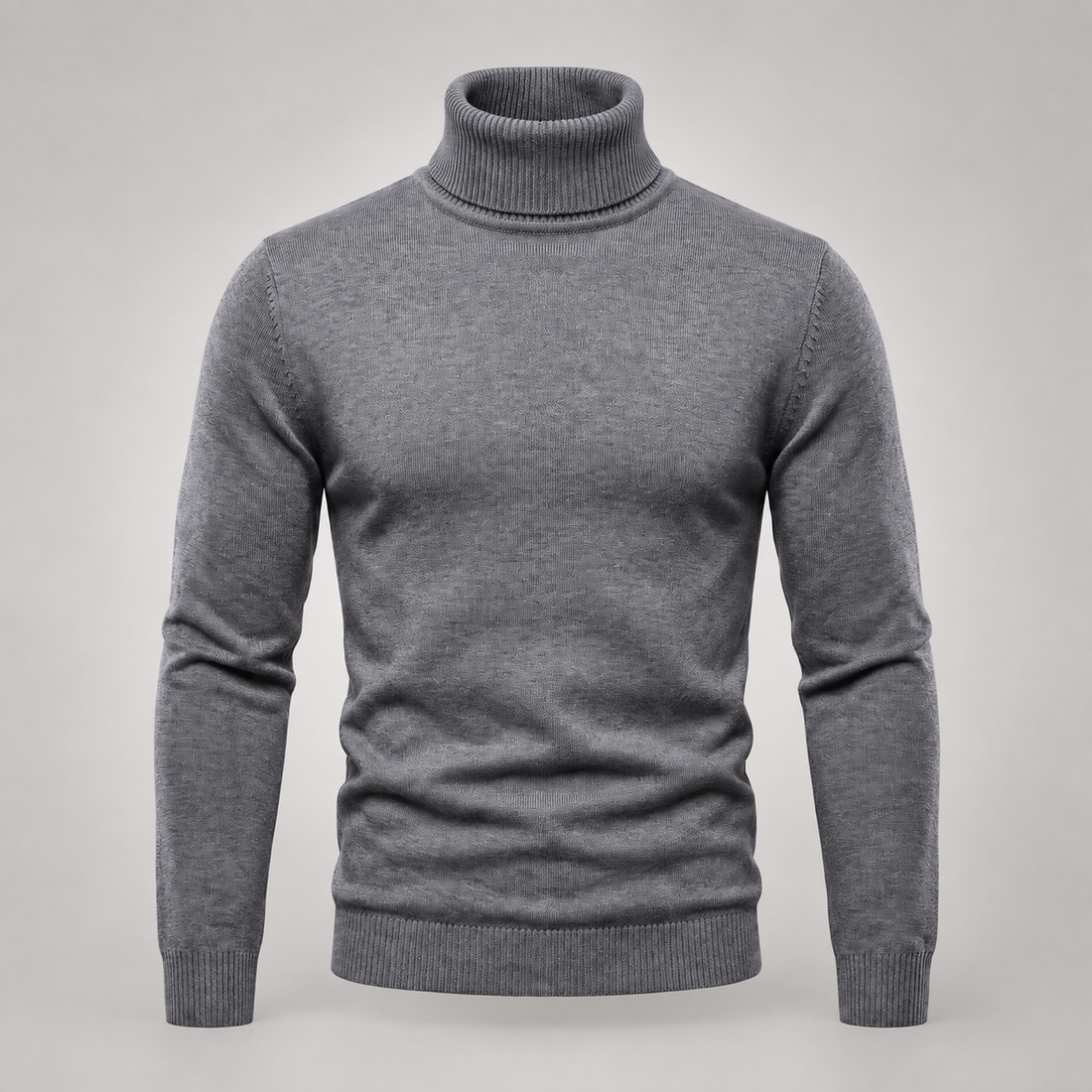 Golf męski slim fit z dzianiny wiskozowej