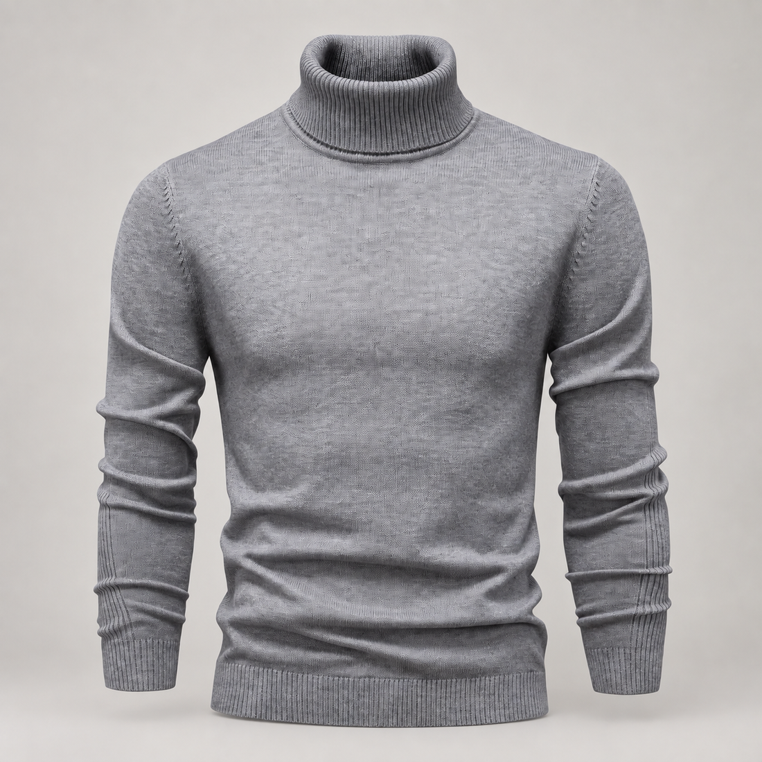 Golf męski slim fit z dzianiny wiskozowej