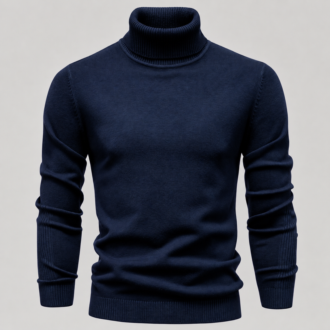Golf męski slim fit z dzianiny wiskozowej