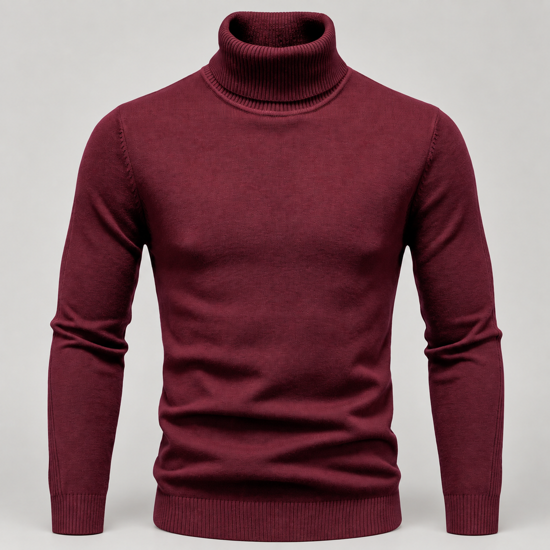 Golf męski slim fit z dzianiny wiskozowej