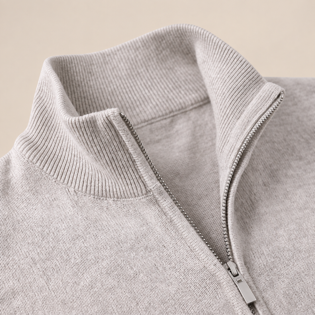 Wygodny sweter męski half zip
