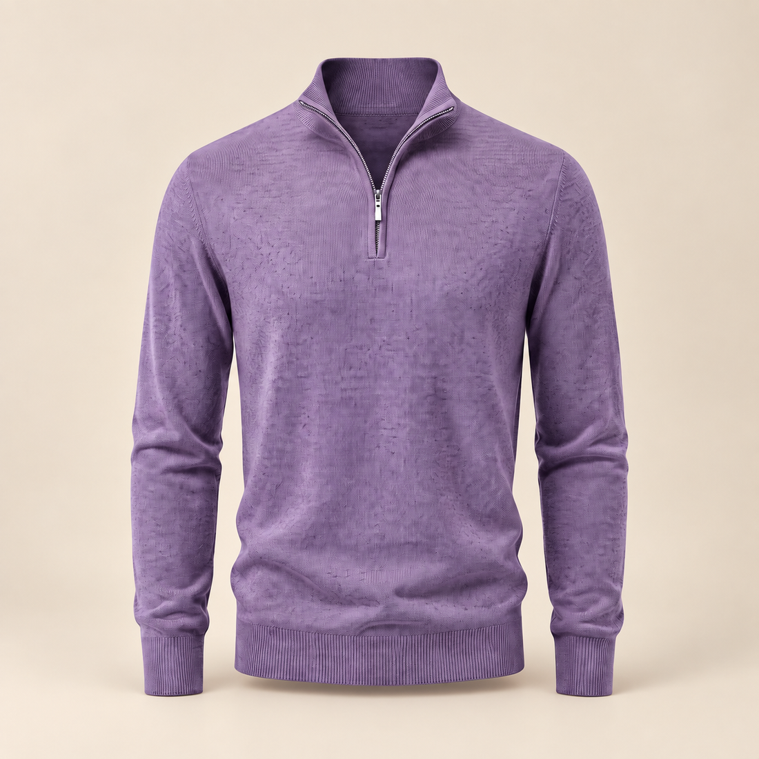 Wygodny sweter męski half zip