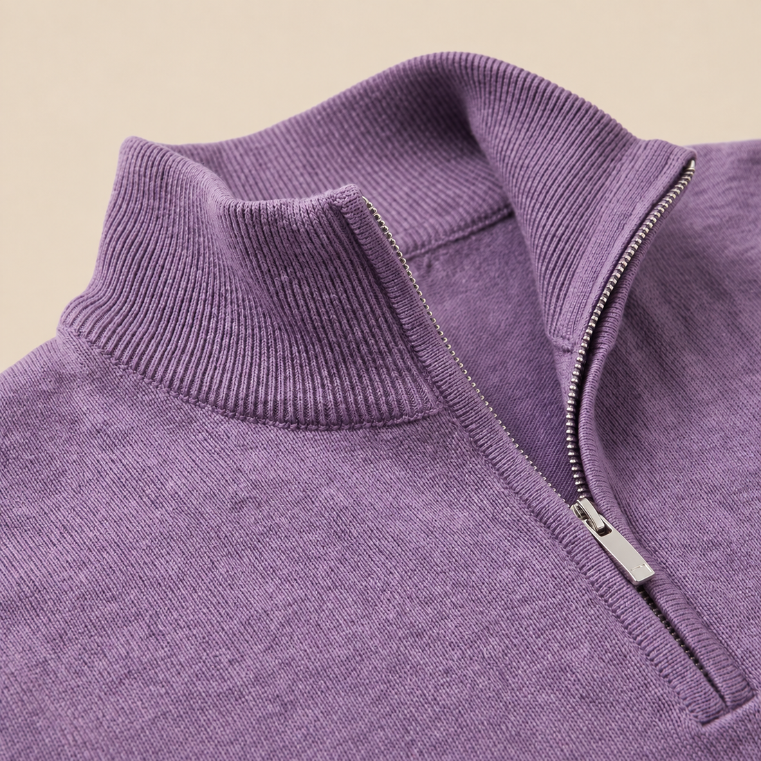 Wygodny sweter męski half zip
