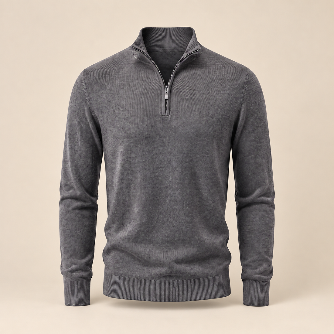 Wygodny sweter męski half zip