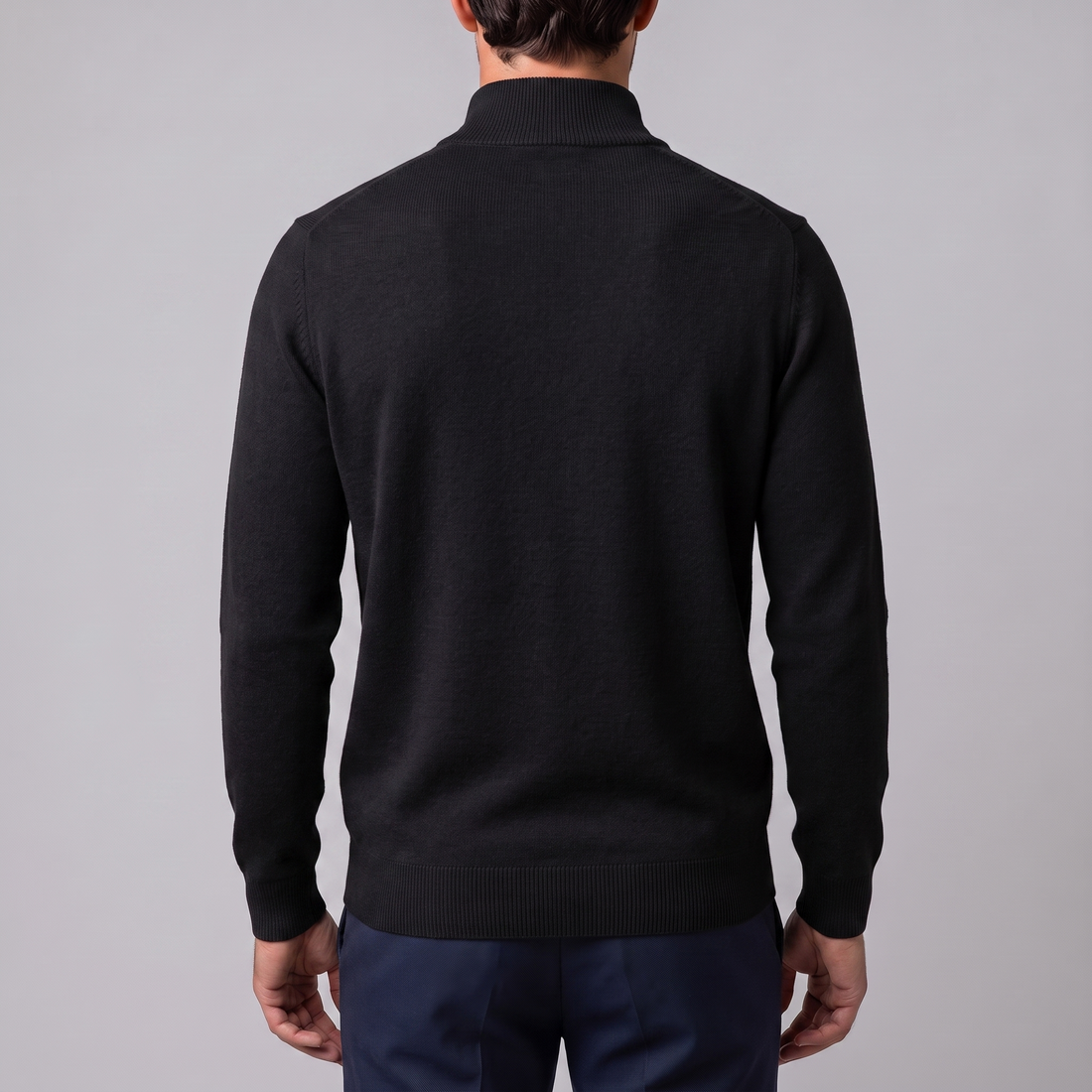 Wygodny sweter męski half zip
