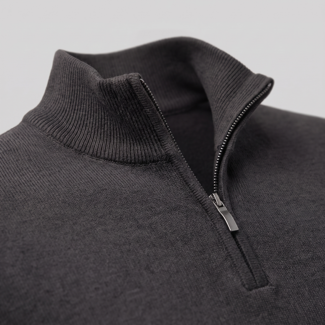 Wygodny sweter męski half zip