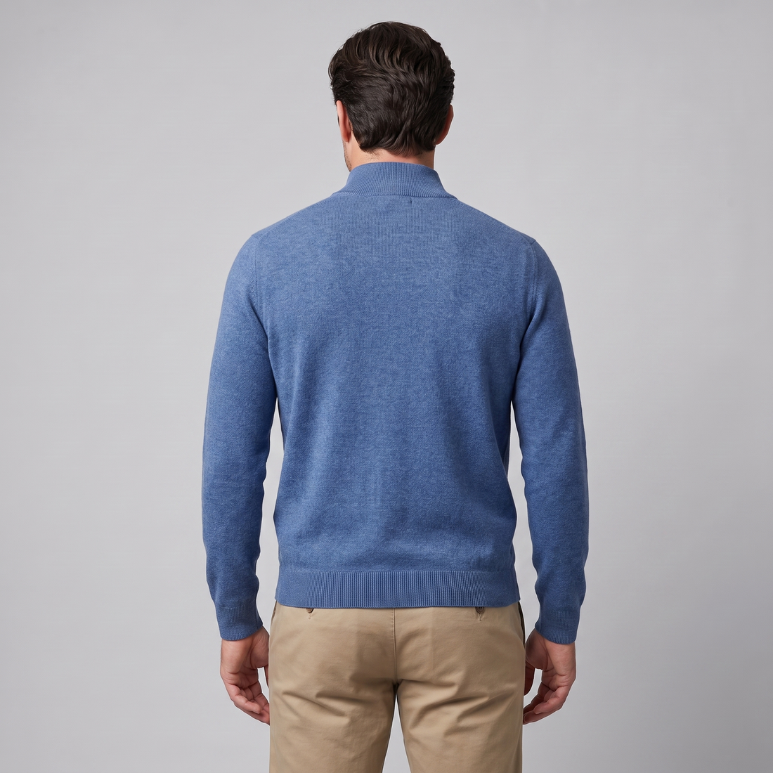 Wygodny sweter męski half zip