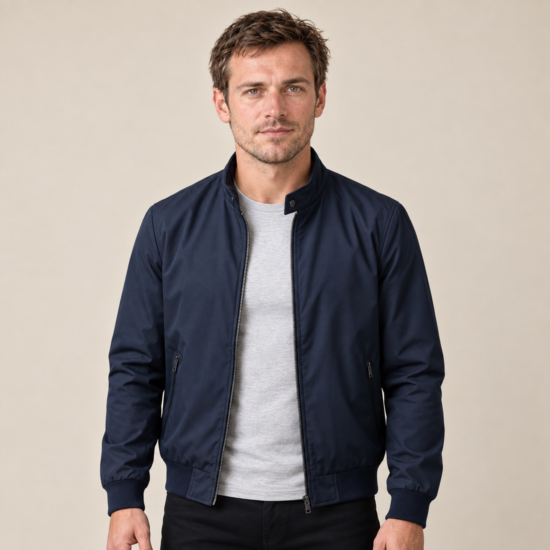 Kurtka męska Harrington typu bomber