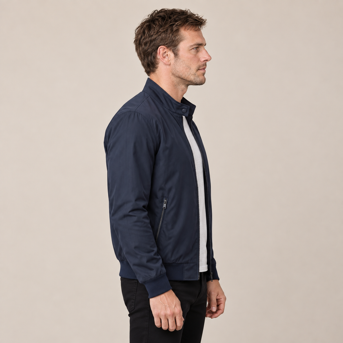 Kurtka męska Harrington typu bomber