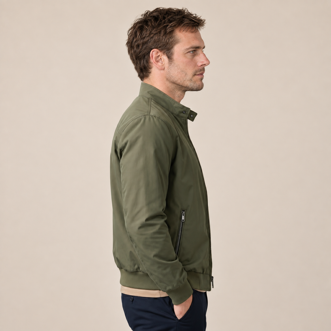 Kurtka męska Harrington typu bomber