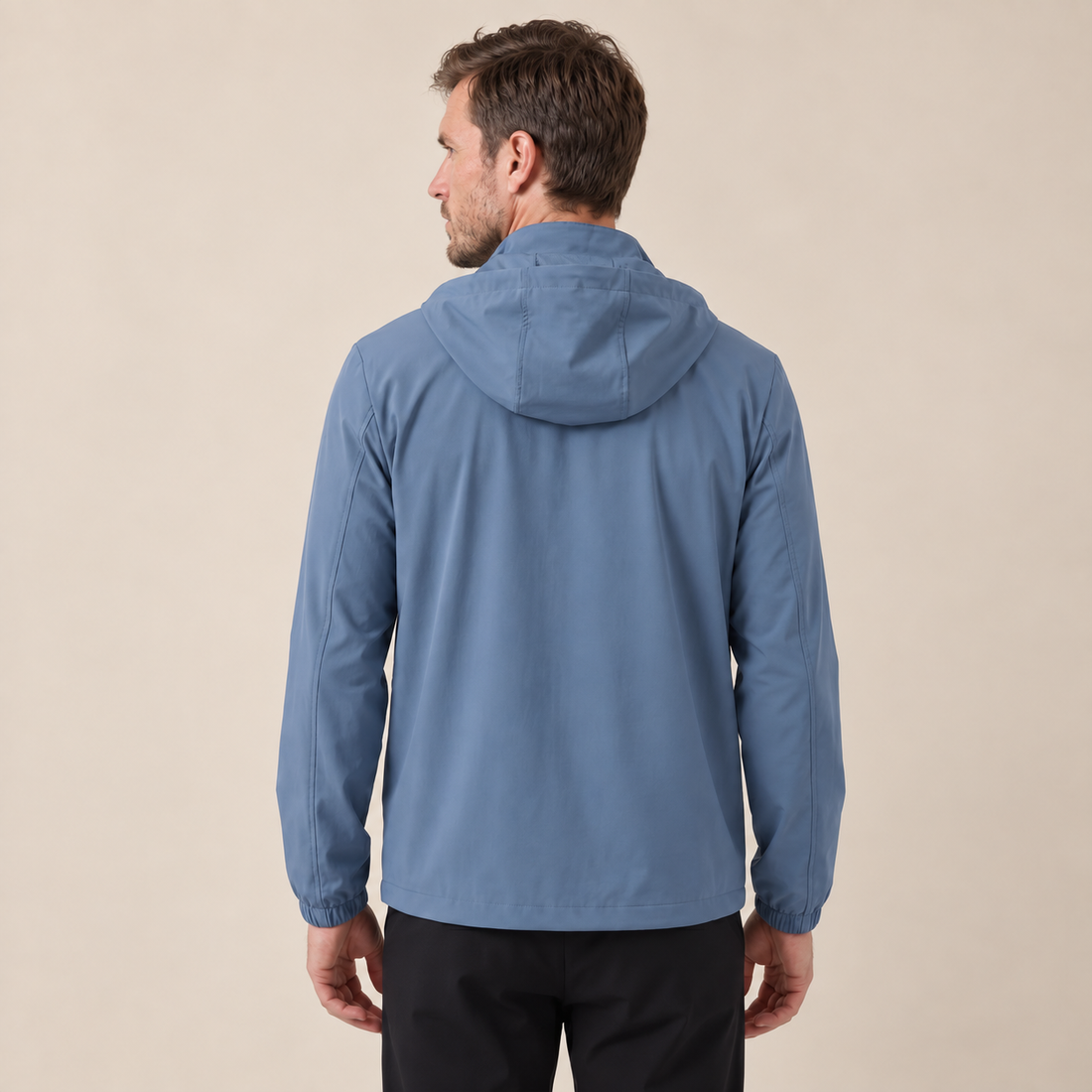 Kurtka softshell męska z regulowanym kapturem