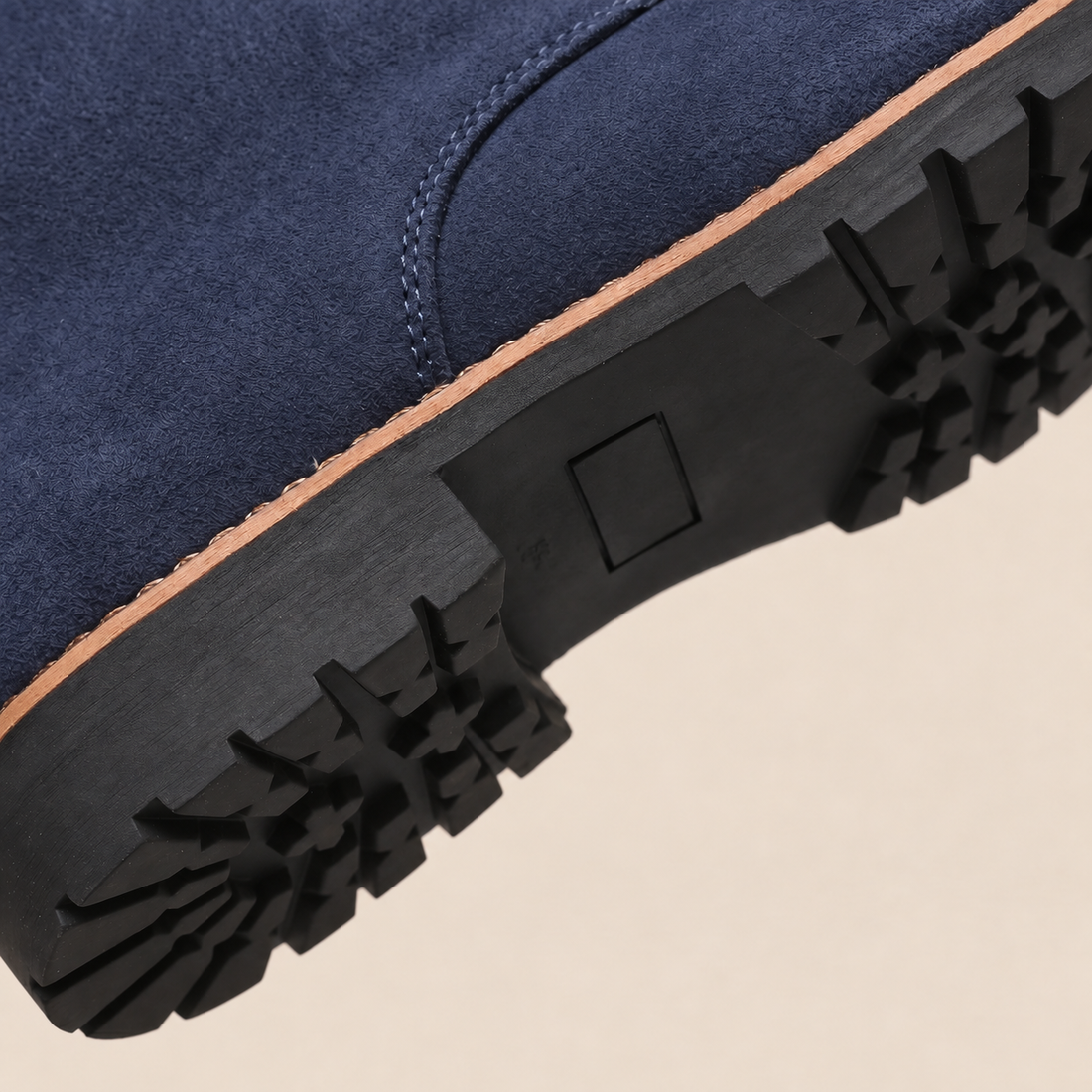 Buty męskie za kostkę z imitacji skóry