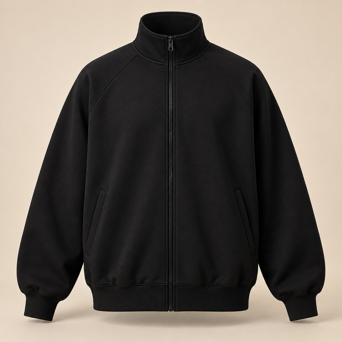 Bluza dresowa męska oversize rozpinana na zamek