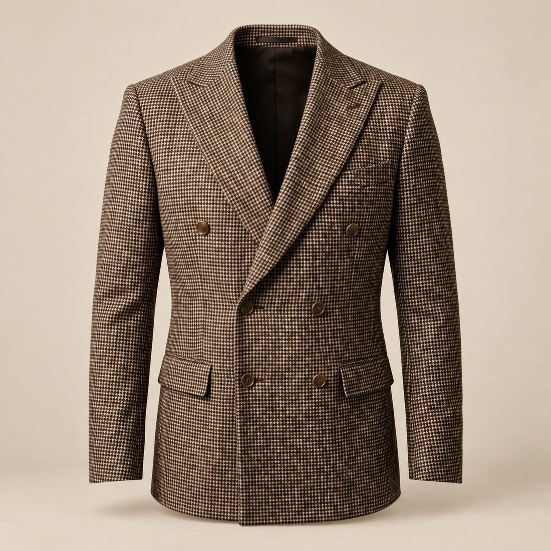 Marynarka męska dwurzędowa slim fit