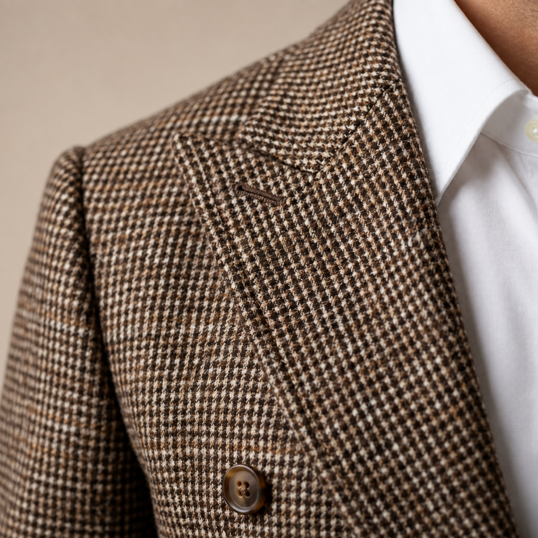 Marynarka męska dwurzędowa slim fit
