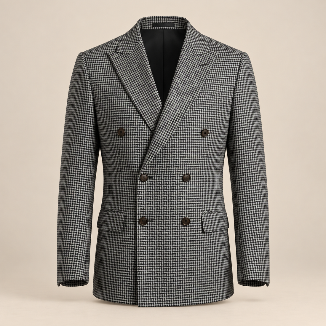 Marynarka męska dwurzędowa slim fit