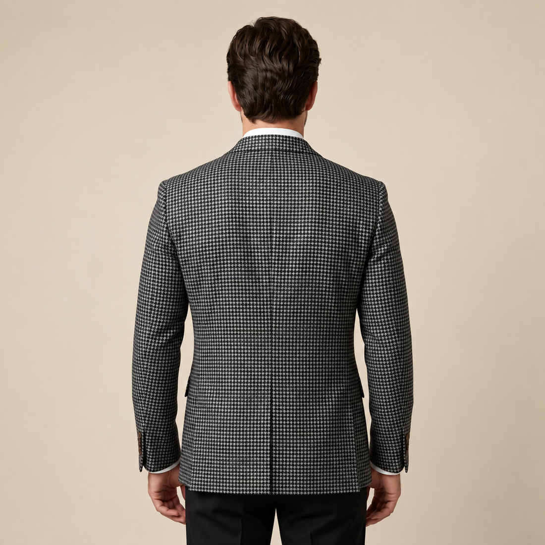 Marynarka męska dwurzędowa slim fit