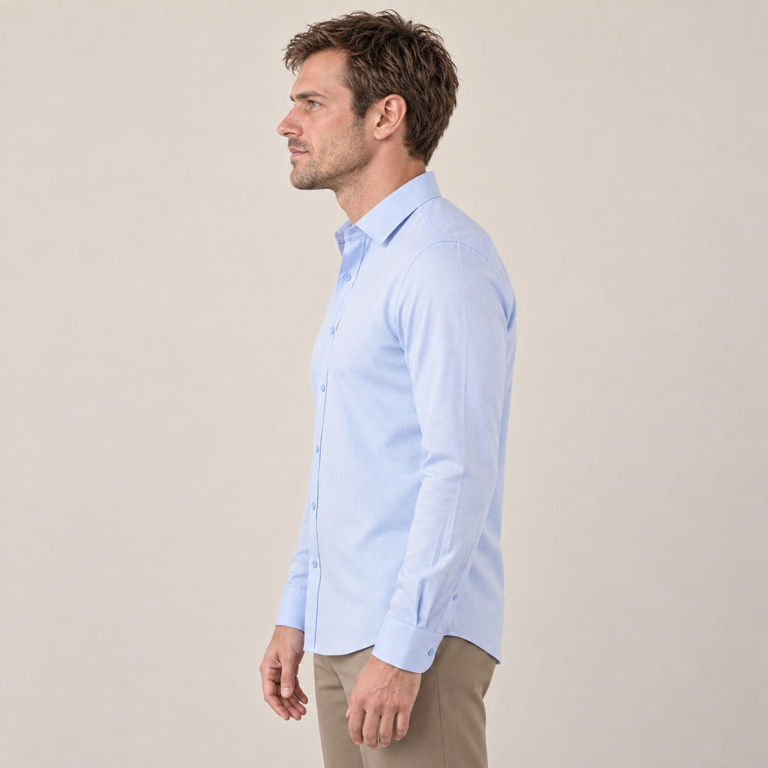 Koszula męska wizytowa slim fit z klasycznym kołnierzykiem