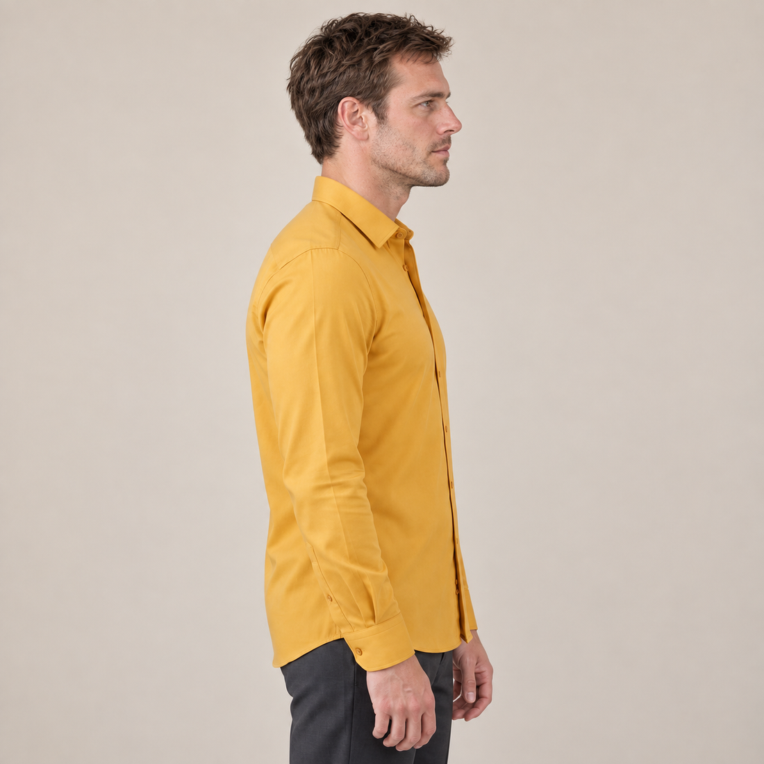 Koszula męska wizytowa slim fit z klasycznym kołnierzykiem