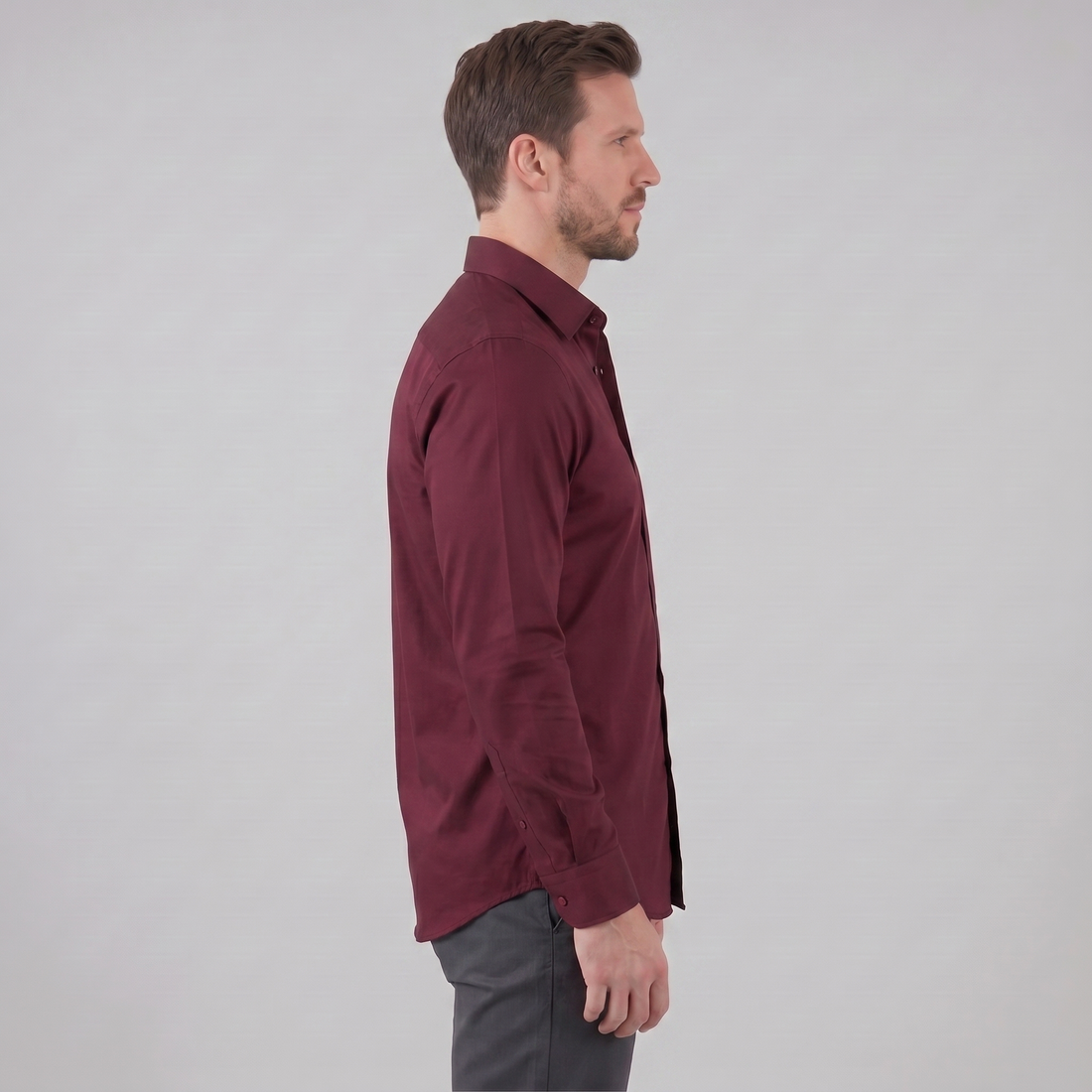 Koszula męska wizytowa slim fit z klasycznym kołnierzykiem