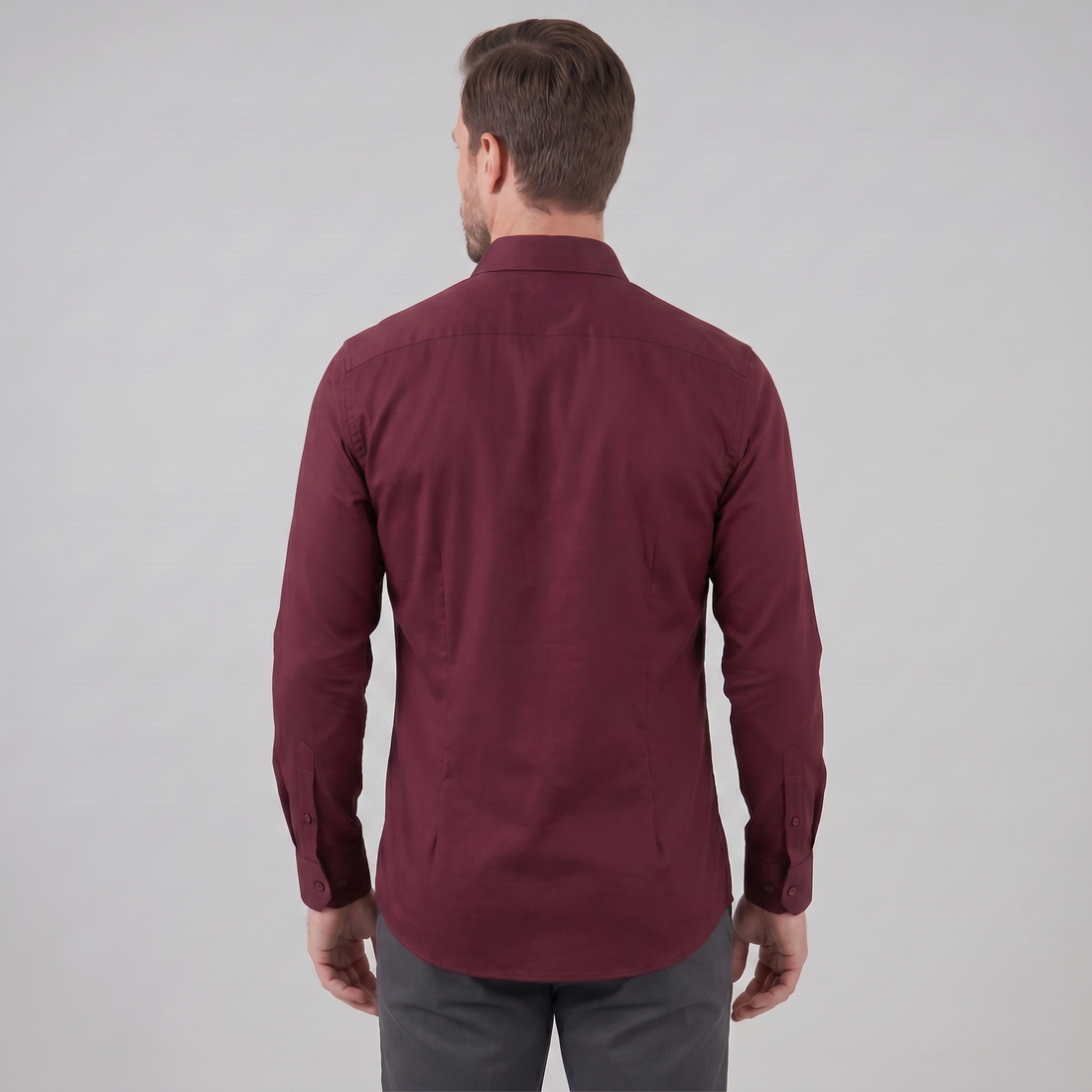 Koszula męska wizytowa slim fit z klasycznym kołnierzykiem