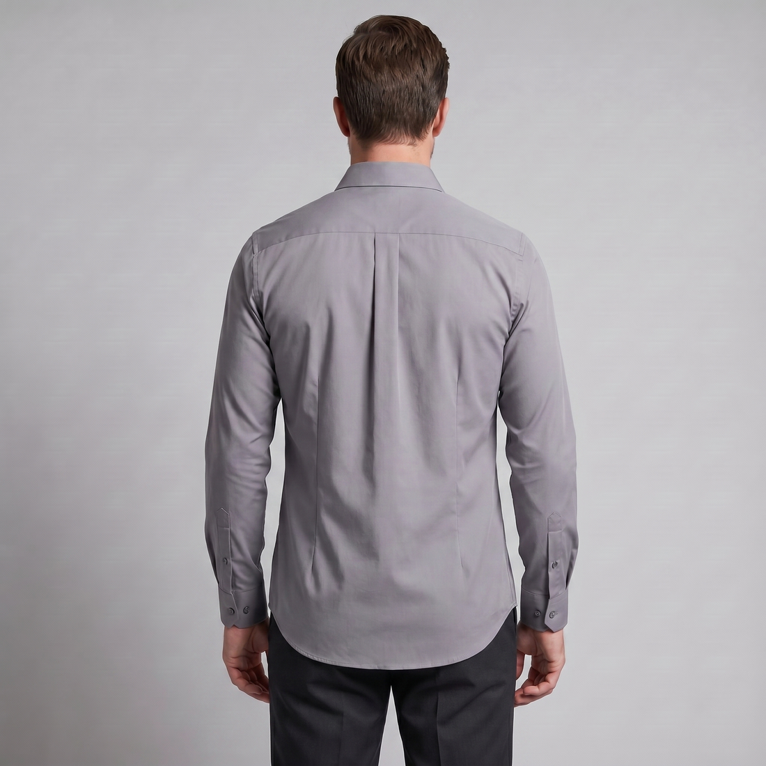 Koszula męska wizytowa slim fit z klasycznym kołnierzykiem