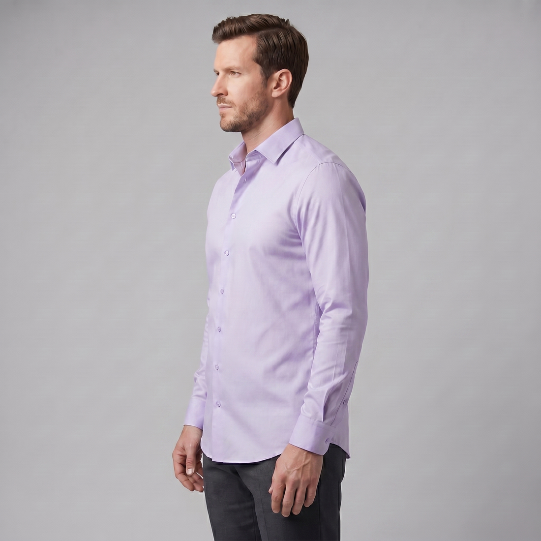 Koszula męska wizytowa slim fit z klasycznym kołnierzykiem