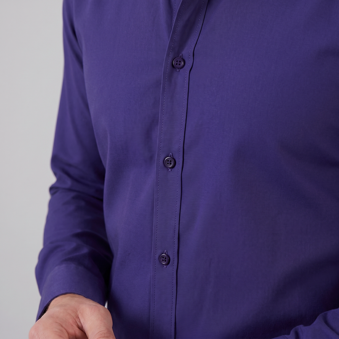 Koszula męska wizytowa slim fit z klasycznym kołnierzykiem
