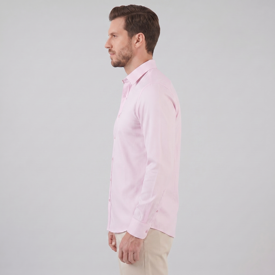Koszula męska wizytowa slim fit z klasycznym kołnierzykiem