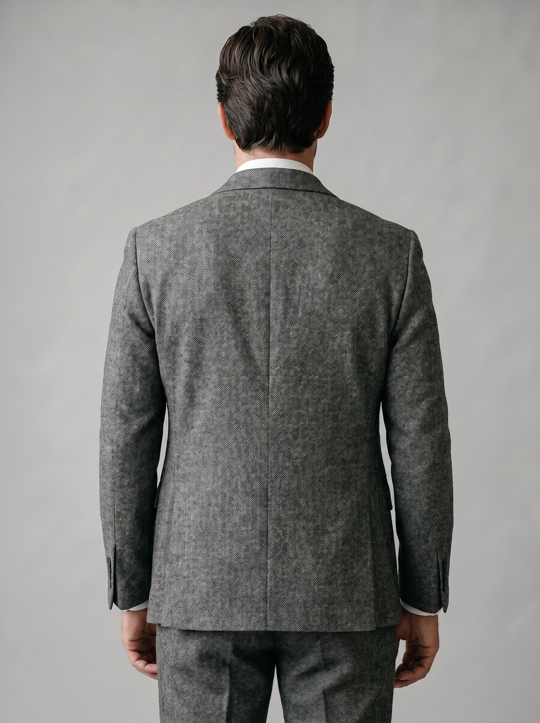 Garnitur męski trzyczęściowy slim fit z kamizelką na wesele