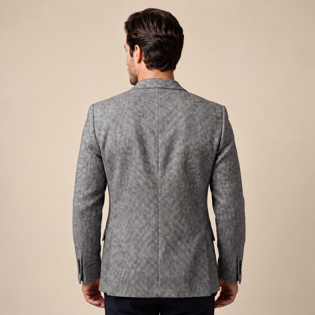 Marynarka męska zimowa slim fit