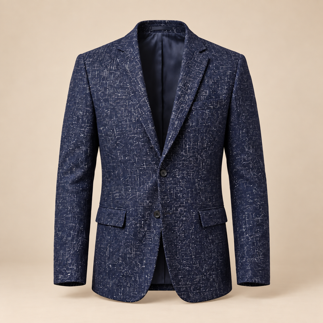 Marynarka męska zimowa slim fit