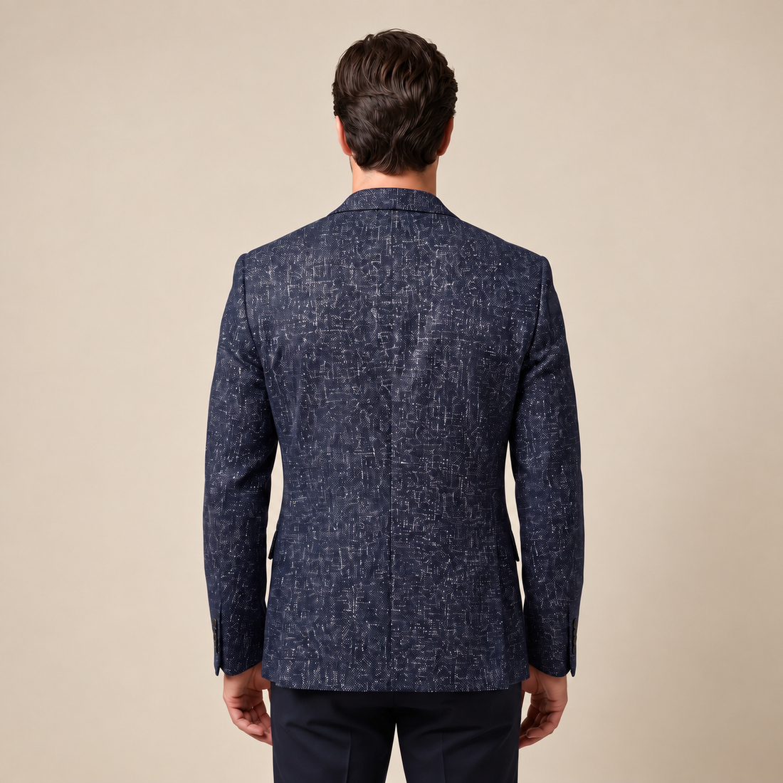 Marynarka męska zimowa slim fit