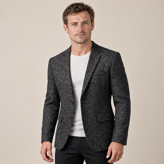 Marynarka męska zimowa slim fit