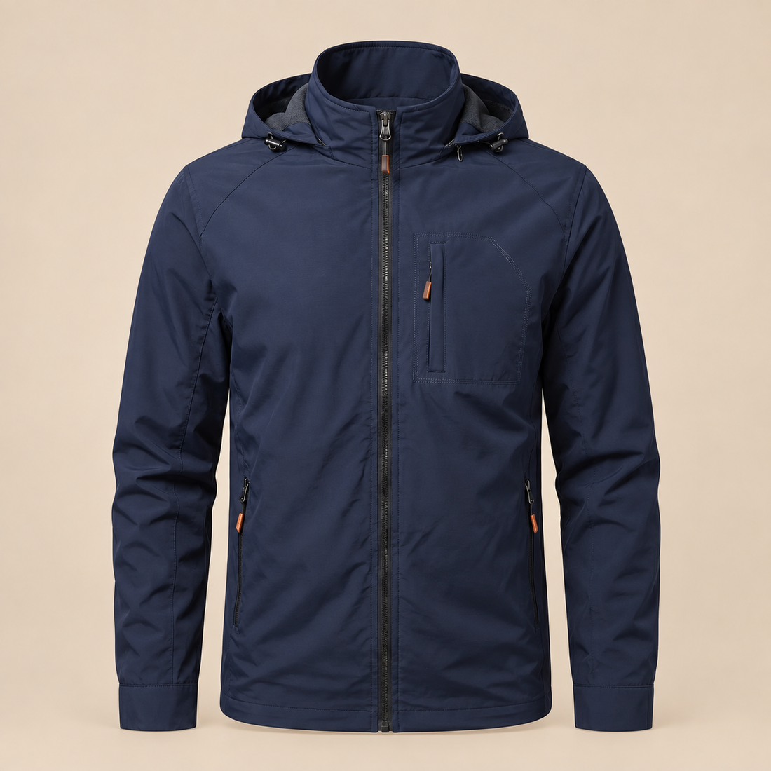 Lekka kurtka softshell męska z kapturem na wiosnę