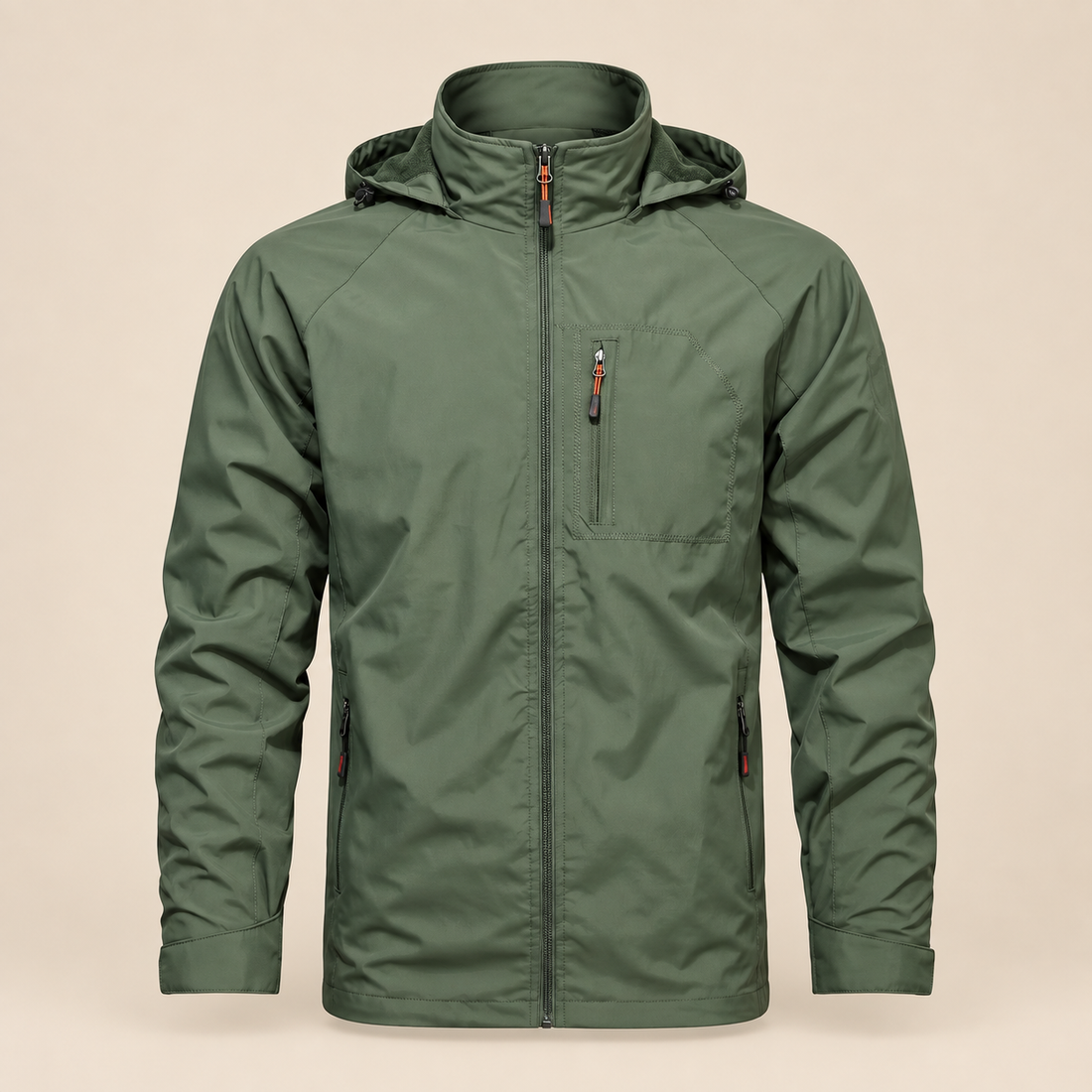 Lekka kurtka softshell męska z kapturem na wiosnę