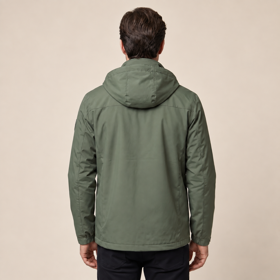 Lekka kurtka softshell męska z kapturem na wiosnę