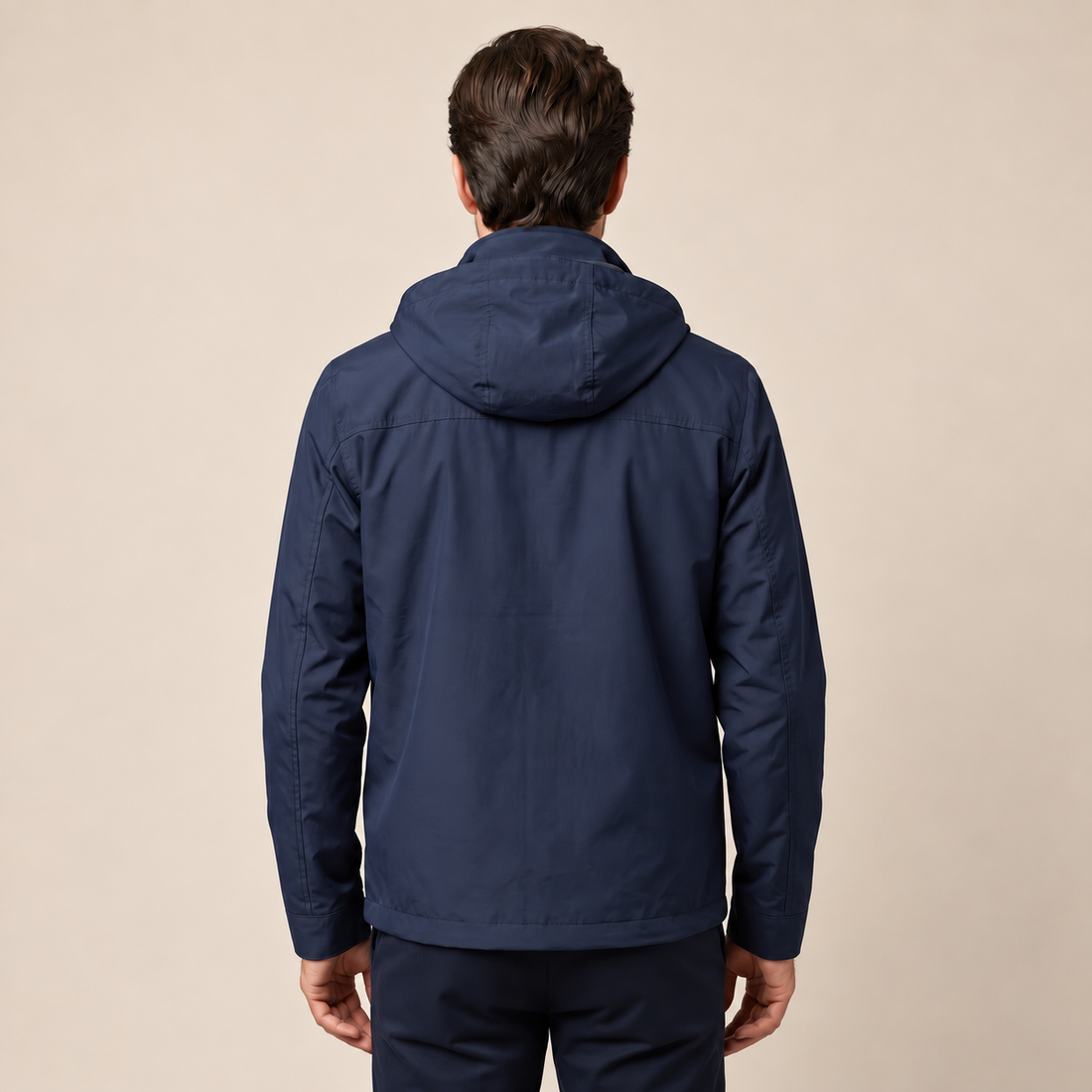 Lekka kurtka softshell męska z kapturem na wiosnę