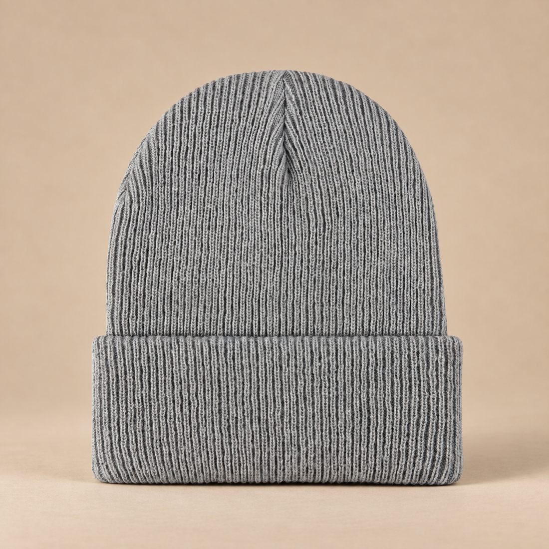 Czapka beanie męska prążkowana